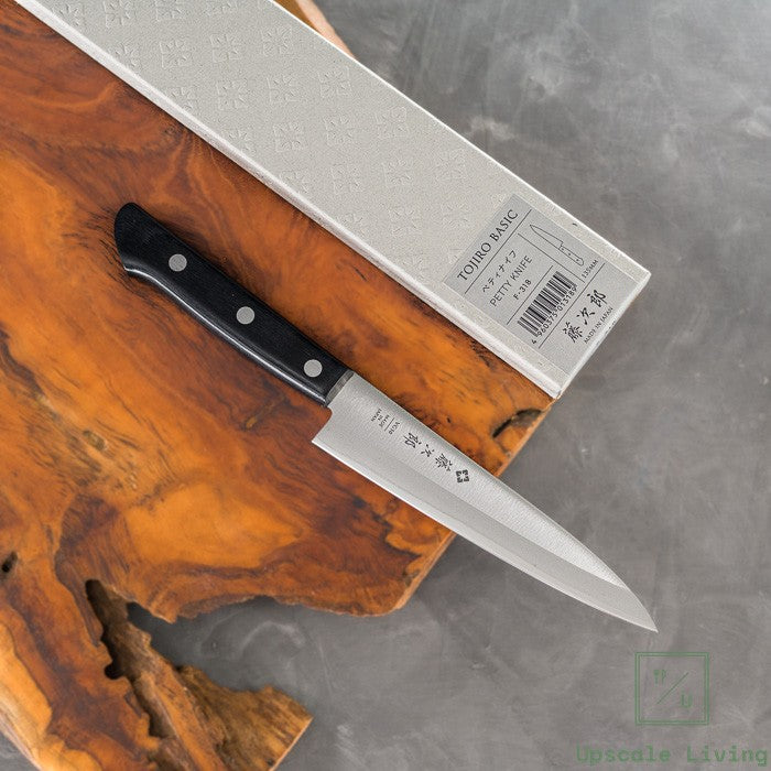 Japanese Knife TOJIRO Basic 3 Layered by VG10 Petty Knife 135mm