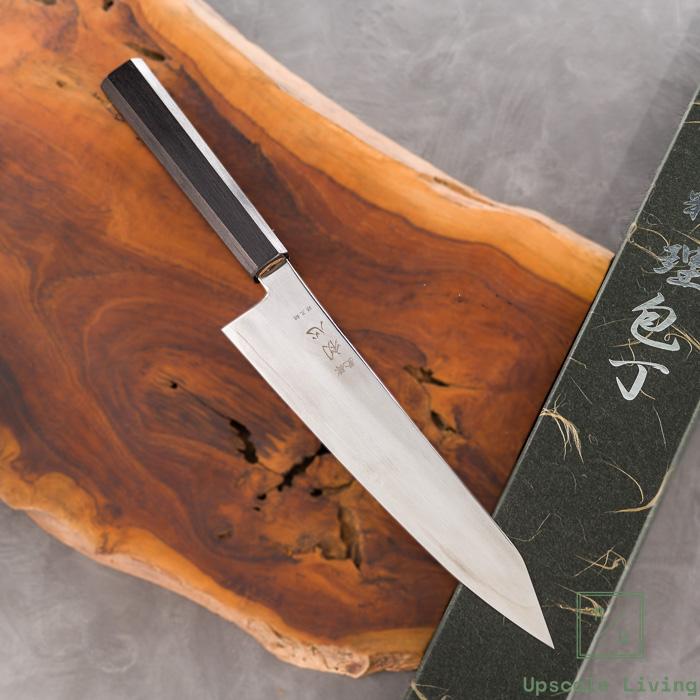 Pisau Jepang Hatsukokoro Ginsan Silver#3 Kiritsuke Gyuto 210mm