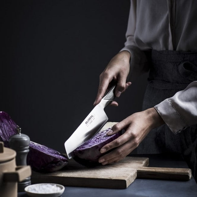 Pisau Jepang GLOBAL G-5 Vegetable Knife Nakiri 180mm