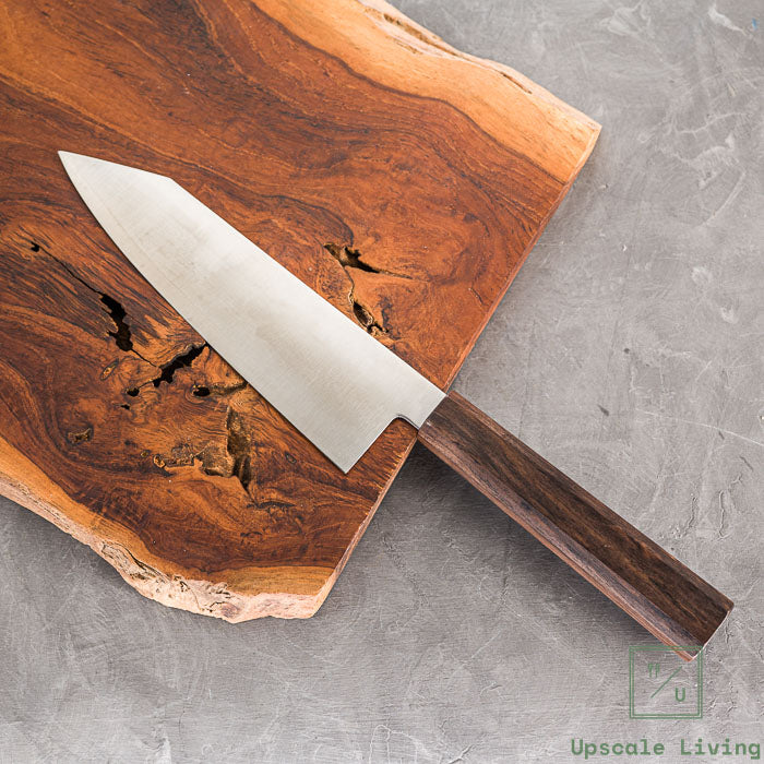 Pisau Dapur Jepang Hatsukokoro Hayabusa Silver#3 steel Migaki Bunka 180mm