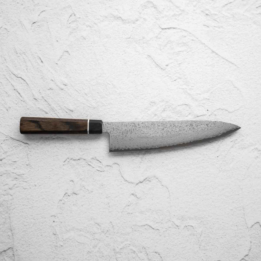 Japanese Knife Suncraft SENZO Black VG10 Damascus Gyuto 200mm