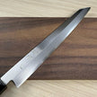 Japanese Knife Hatsukokoro Shirasagi Silver #3 Migaki Kiritsuke Yanagiba 270mm