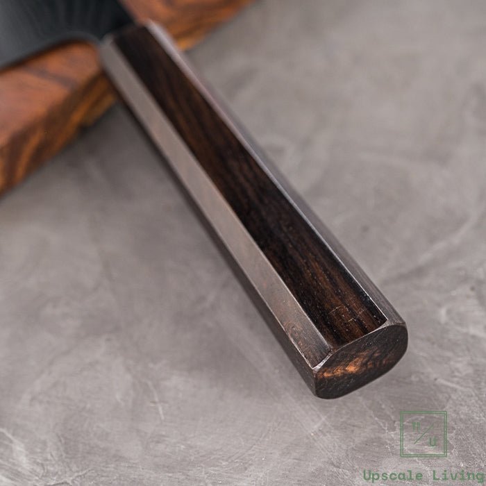 Pisau Dapur Jepang Tojiro Sakuya VG10 Damascus Santoku 165mm