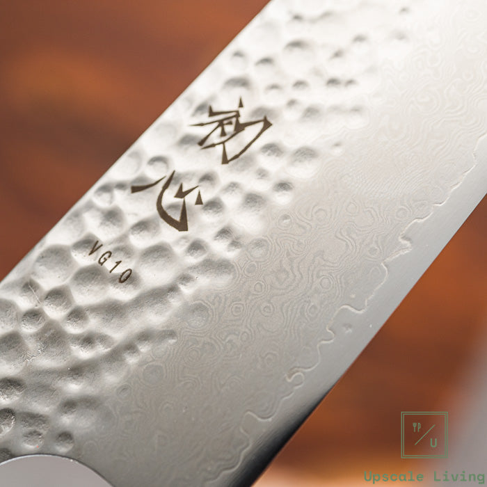 Pisau Dapur Jepang Hatsukokoro Taka VG-10 Tsuchime Damascus Gyuto 210mm