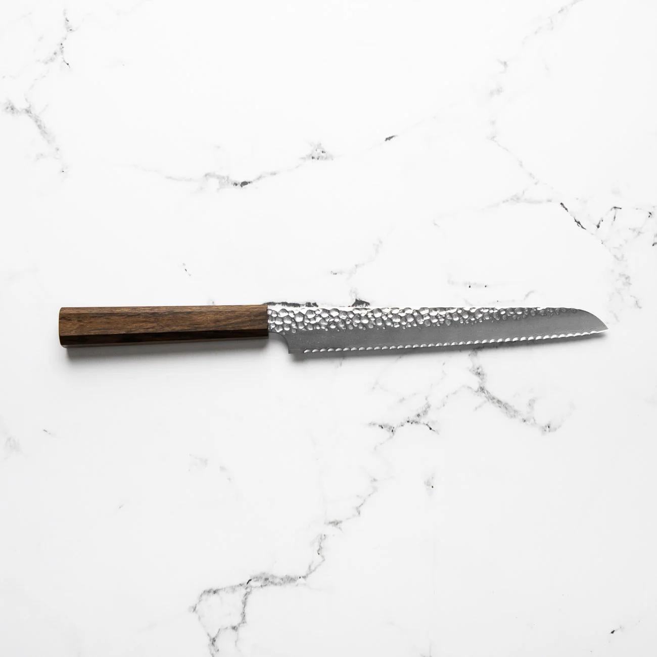Hatsukokoro Hayabusa VG10 Tsuchime Bread Knife 210mm