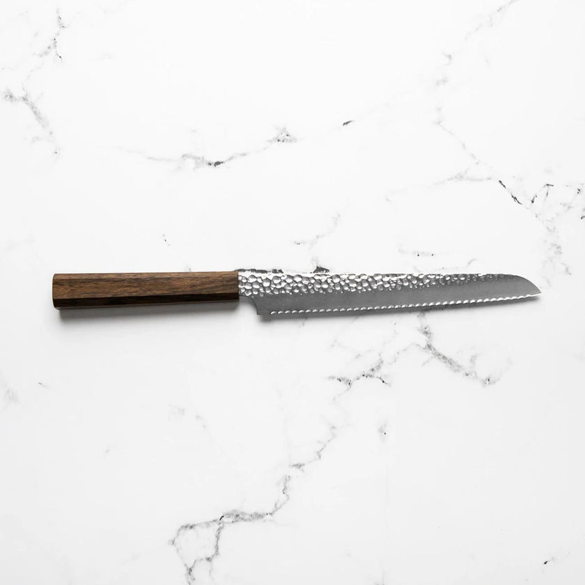 Hatsukokoro Hayabusa VG10 Tsuchime Bread Knife 210mm