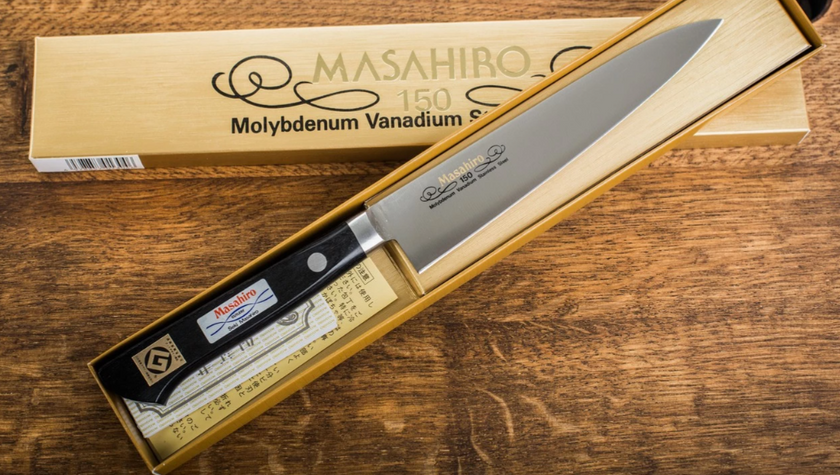 Pisau Dapur Jepang Masahiro MV Petty 150MM W/Bolster