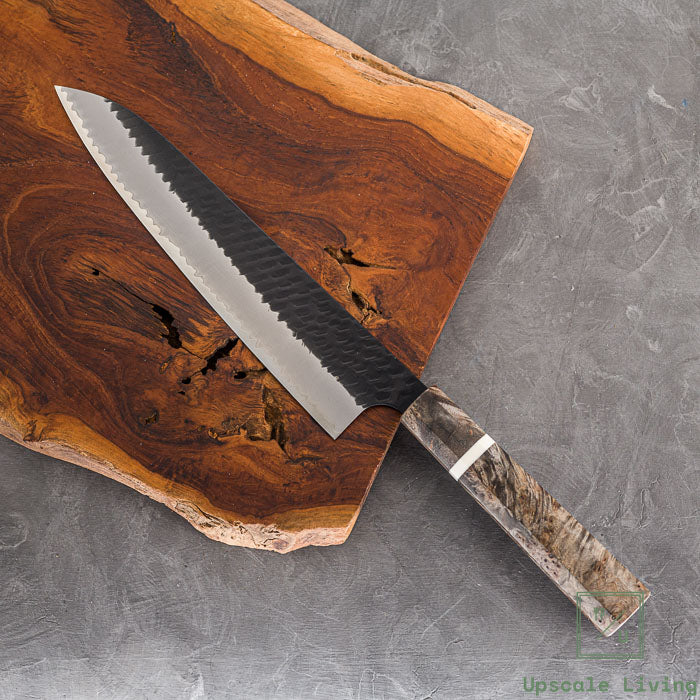 Nigara Hamono SG2 Kurouchi Tsuchime Gyuto 240mm
