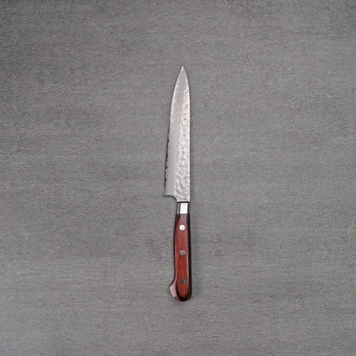 SAKAI TAKAYUKI 33-Layer Damascus Hammered Petty 150mm