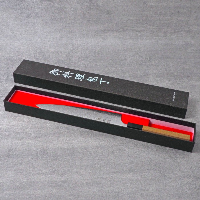 Hatsukokoro Saihyo SG2 Damascus Gyuto 210mm Oct. Teak