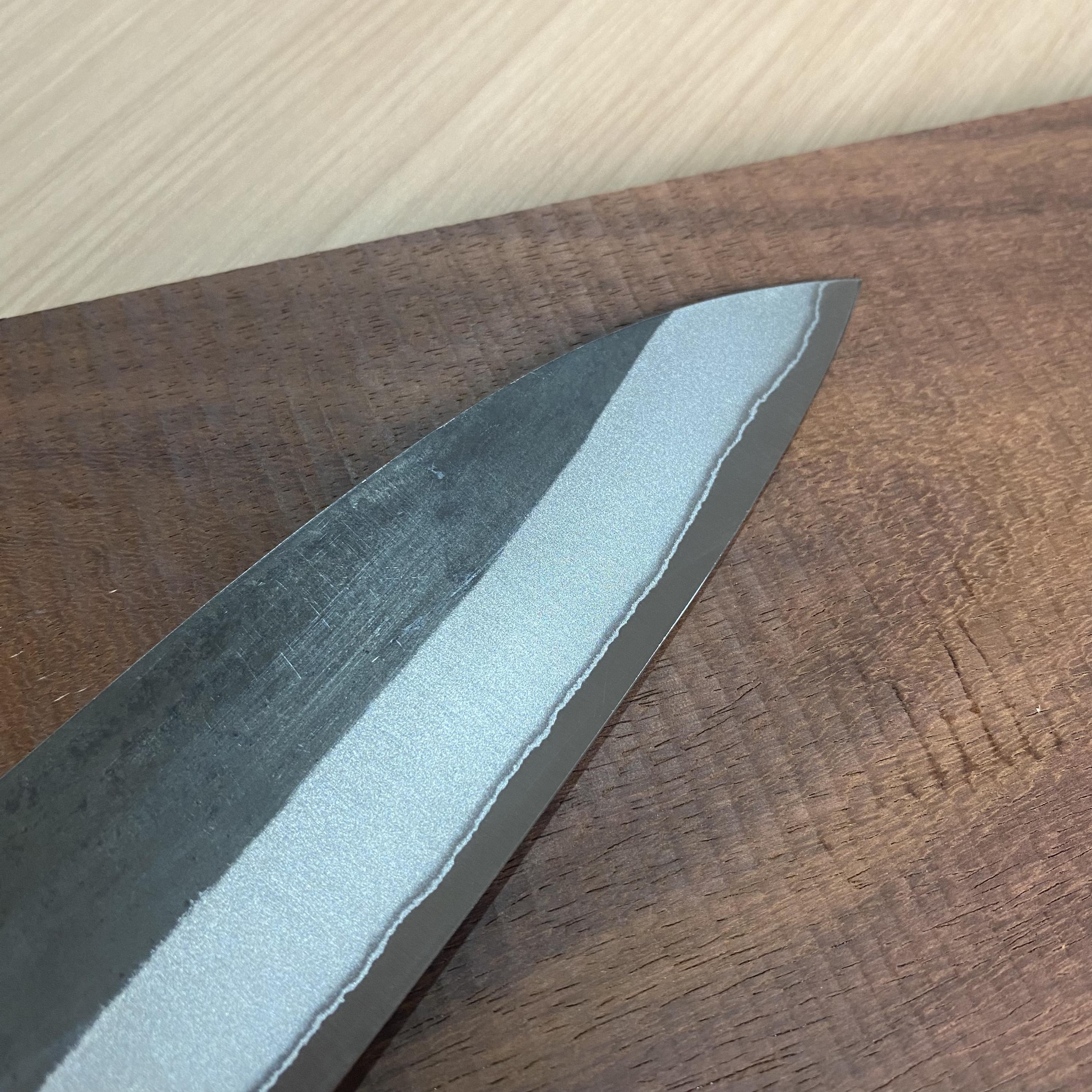 Hatsukokoro Kurokaze Shirogami#2 S/S Cladding Gyuto 180mm