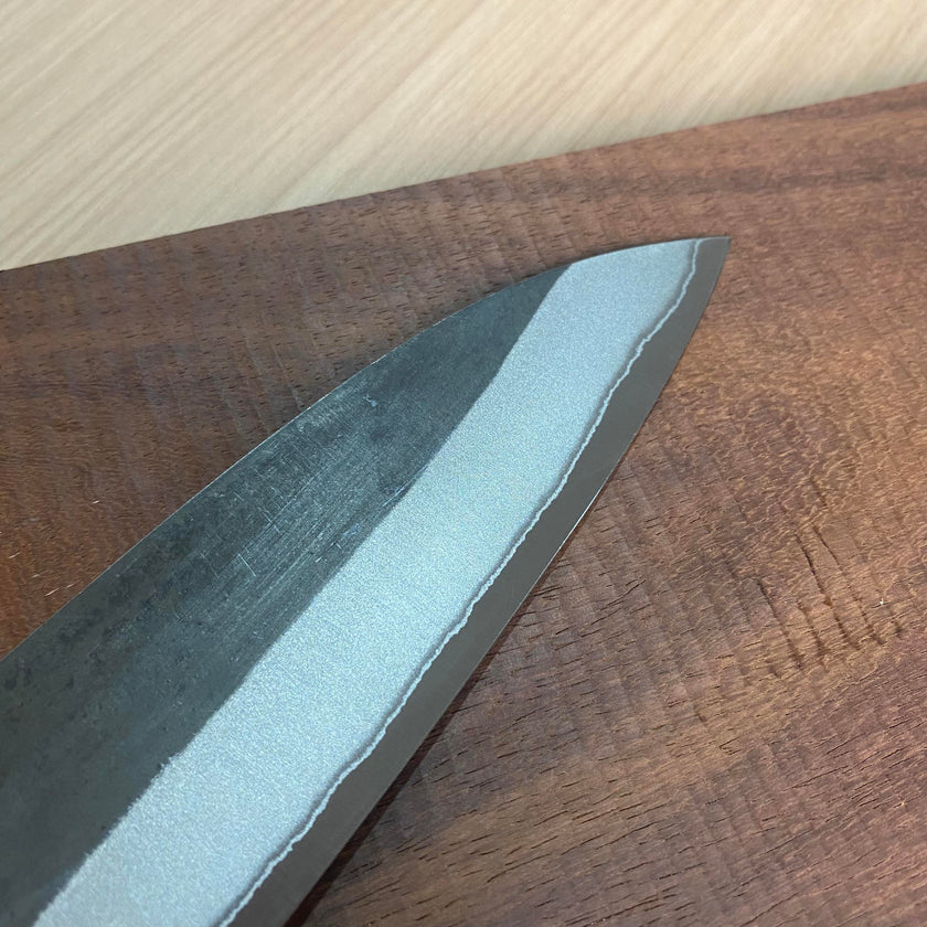 Hatsukokoro Kurokaze Shirogami#2 S/S Cladding Gyuto 180mm