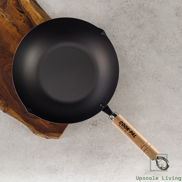 YOSHIKAWA Carbon Steel Deep Frying Pan COOK-PAL
