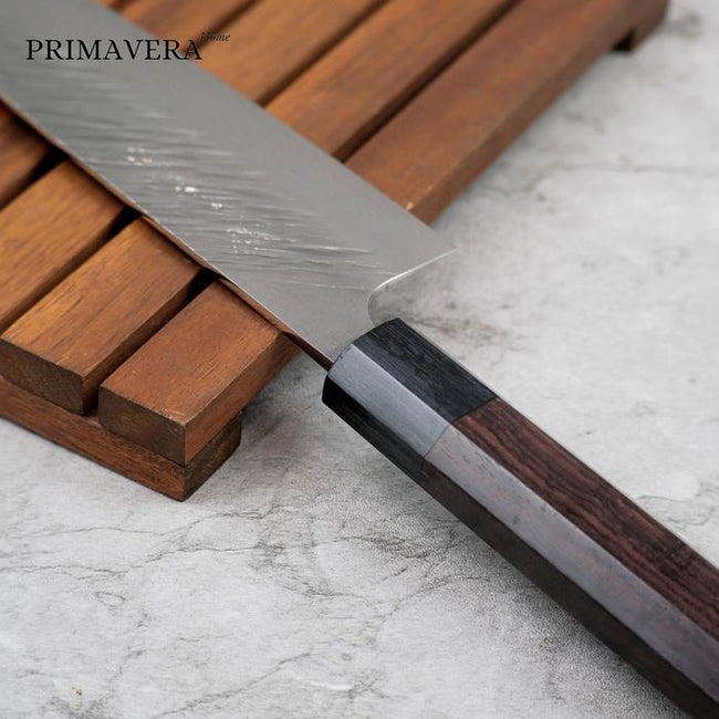 Fujin VG10 Dama Rosewood Octagon Santoku