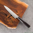 Pisau Dapur Jepang Hatsukokoro Taka VG10 Tsuchime Damascus Petty 150mm